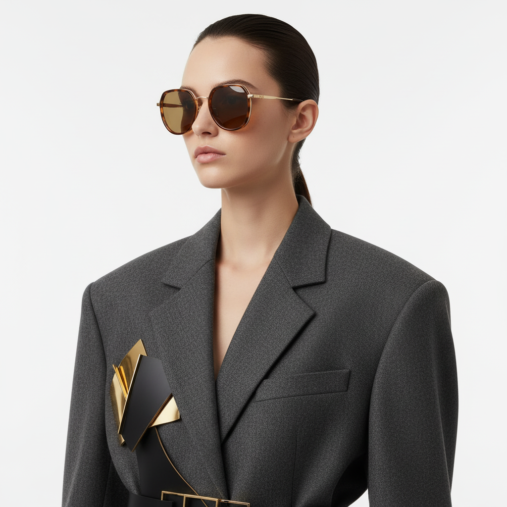 Quietlume HYPE — Gold Tortoise eyewear product image